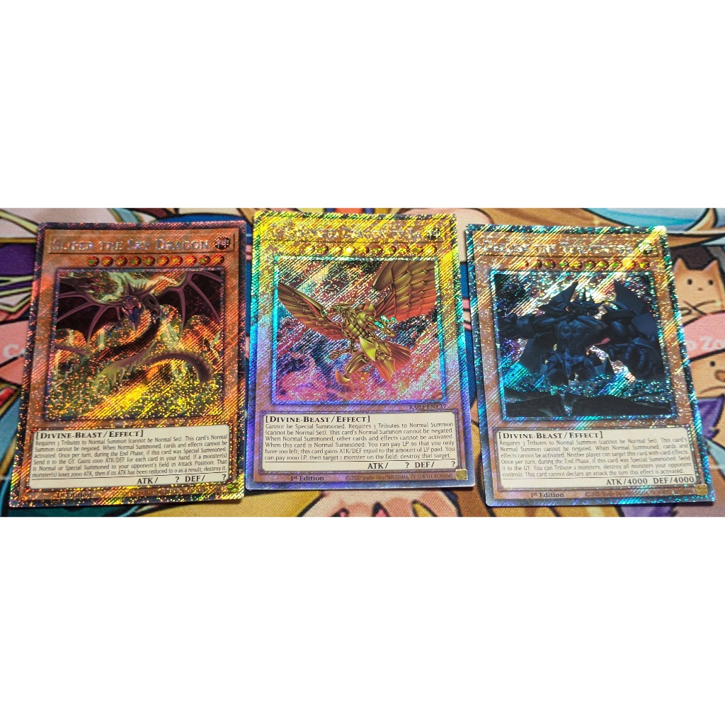 [KW2 Yugioh] [EN-UK] [Nice Art]Combo Tam thần Ra, Obelisk, Slifer Osiris Ra03 EN137 EN230 EN244 - Pl