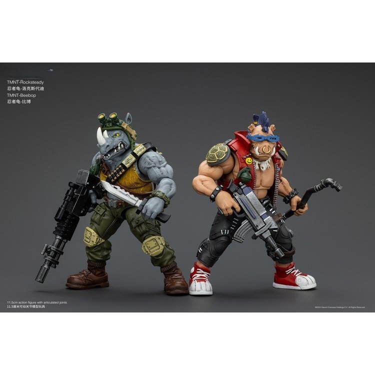 1/18 TMNT Villain Shredder Beebop และ Rocksteady Model
