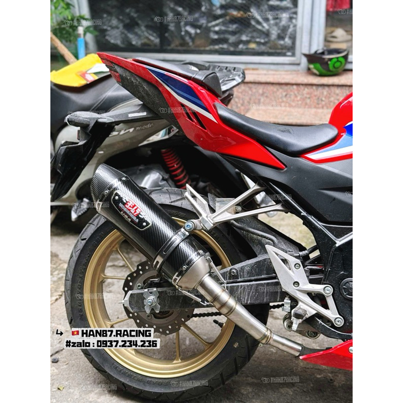 CBR150 2021/2022/2023 Slipon Muffler - CBR150R 2021/2022/2023 Zinc Muffler