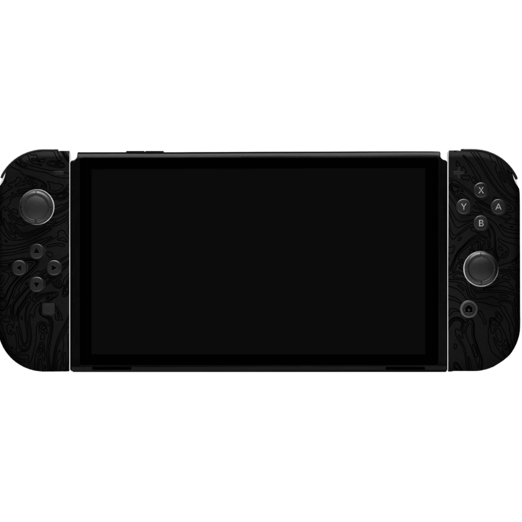 สติ๊กเกอร์ Nintendo Switch OLED Skin รุ่น Triple Black, Teardown, Hardened Case, Gold Rush, Cotton C