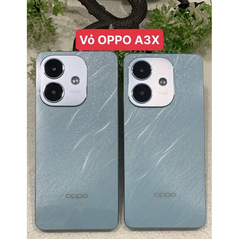 เคส Oppo A3X / เคสเปลี่ยนโทรศัพท์ Oppo A3X ครบชุดพร้อมถาดซิมและกระจกกล้องหลัง
