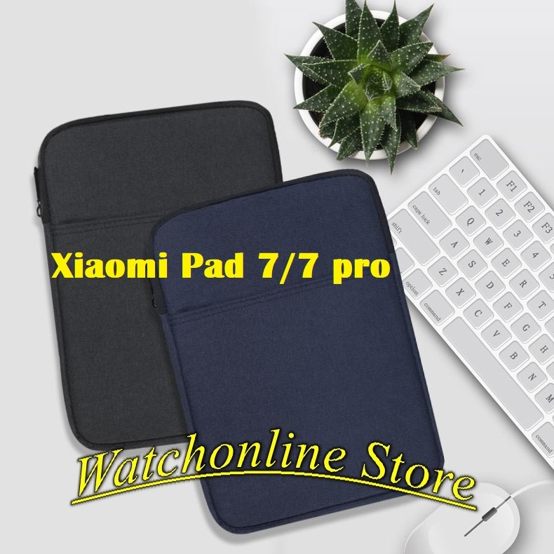 กระเป๋ากันกระแทกแบบสักหลาดสําหรับ Xiaomi Pad7, Mipad 7pro Mipad 7 พร้อมช่องอุปกรณ์เสริม