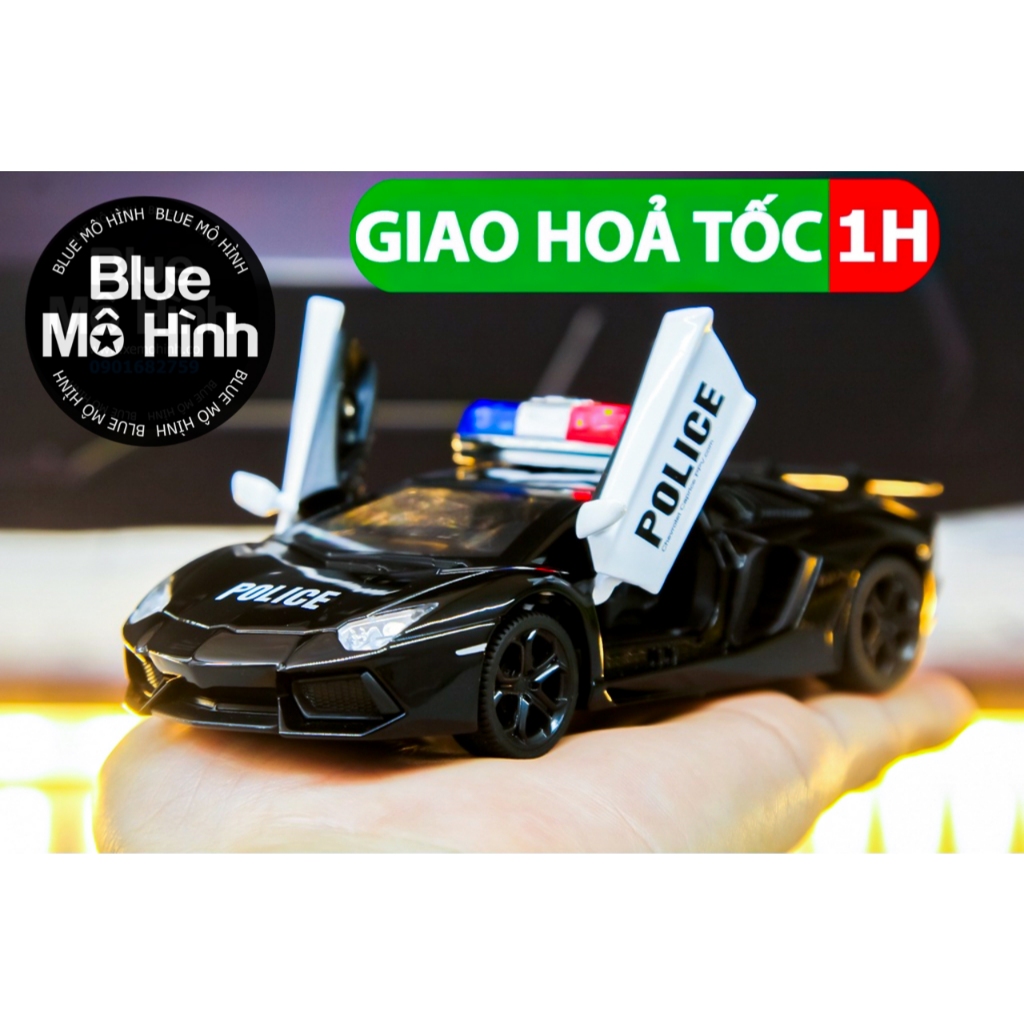 Aventador LP700 Police 1:32 รถตํารวจโมเดล