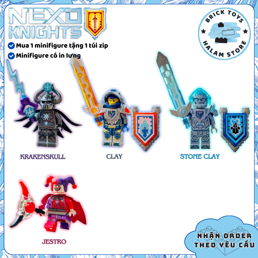 ของเล่นประกอบ Nexo Knights Krakenskull Clay Jestro - รุ่น Nexo Knight หายาก