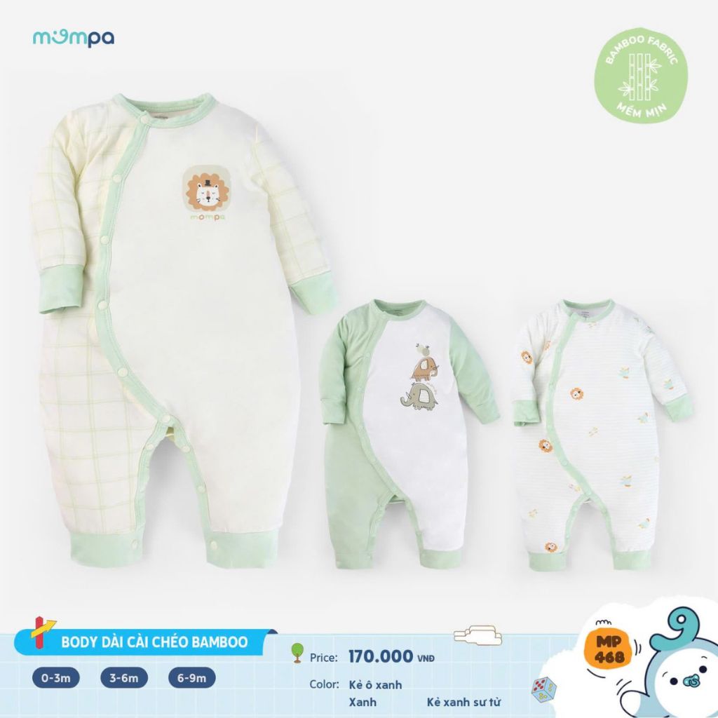 แขนยาว บอดี้สูทเด็กแรกเกิด แม่ 0-9เดือน กระดุมไขว้ นุ่มลื่น ผ้าใยไผ่ใยไผ่ใยไผ่ MP 468