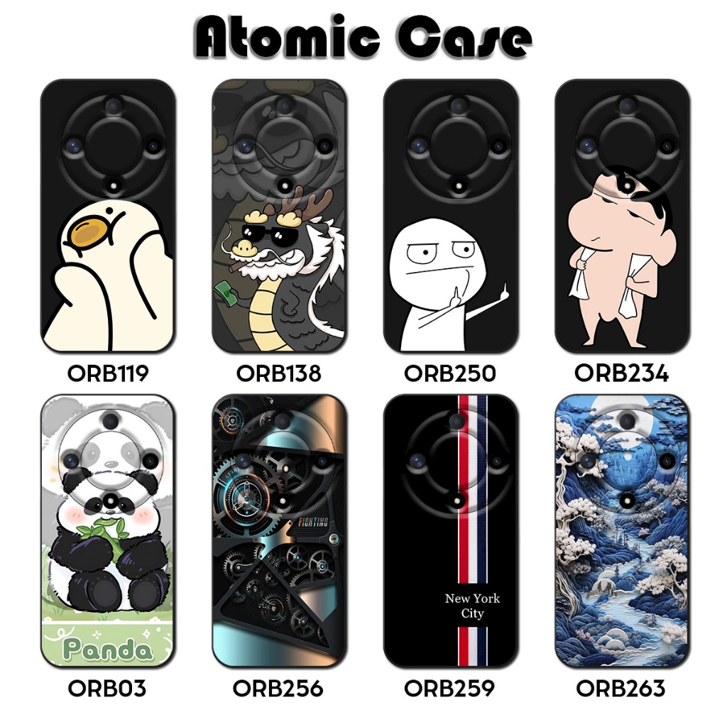 เคส Honor X9B - เคสโทรศัพท์ TPU ยืดหยุ่นพิมพ์ลาย Honor X9B - เคสอะตอม