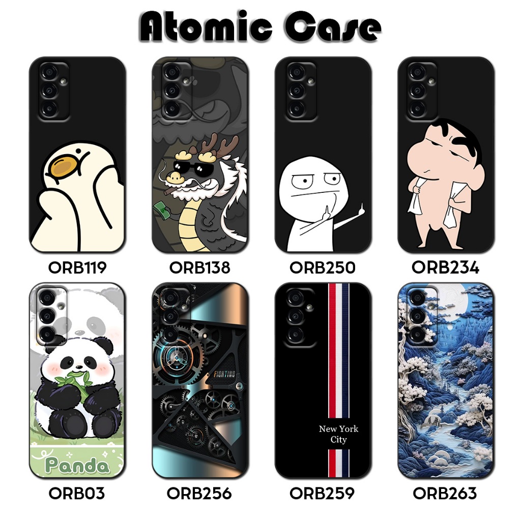 เคส Samsung A16 5G - เคสโทรศัพท์ TPU ยืดหยุ่นพิมพ์ลาย Samsung A16 5G - เคสอะตอม