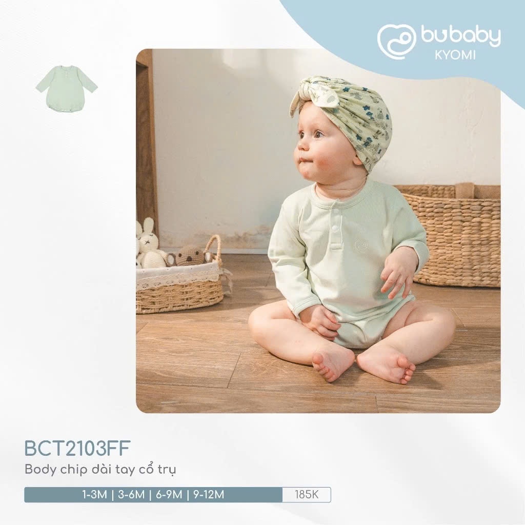 Bu baby - ชุดบอดี้สูทแขนยาวคอเต่า BCT2103FF