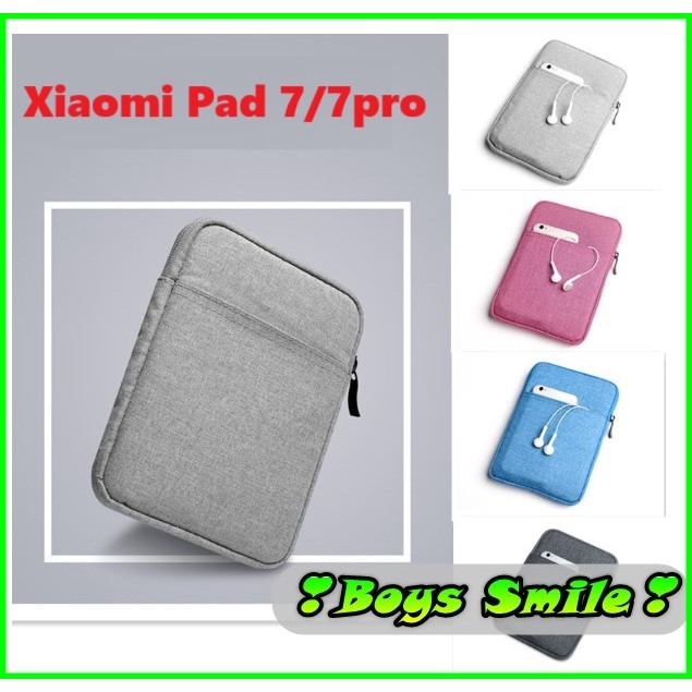 กระเป๋ากันกระแทกแบบสักหลาดสําหรับ Xiaomi Pad7, Mipad 7pro Mipad 7 พร้อมช่องอุปกรณ์เสริมที่สะดวก