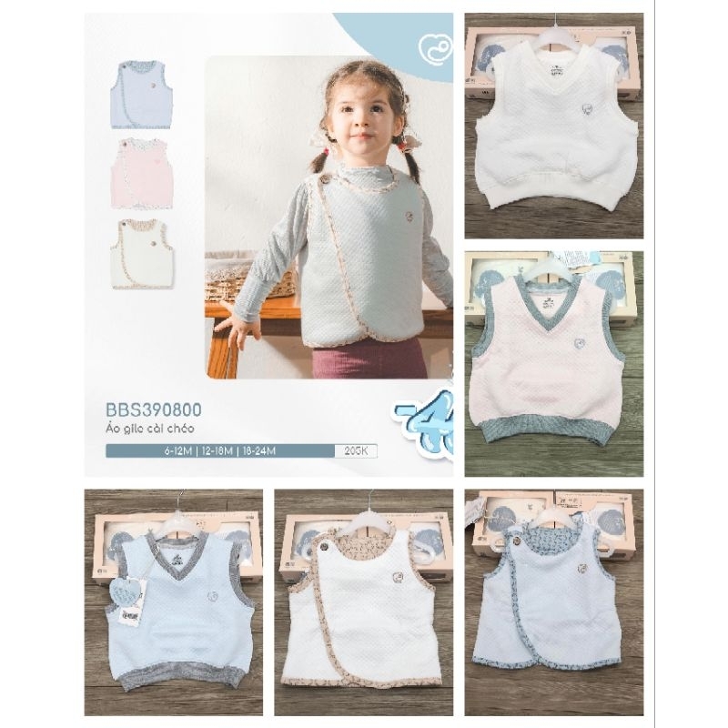 [Bu] เสื้อกั๊ก Bubaby สําหรับเด็กชายและเด็กหญิง