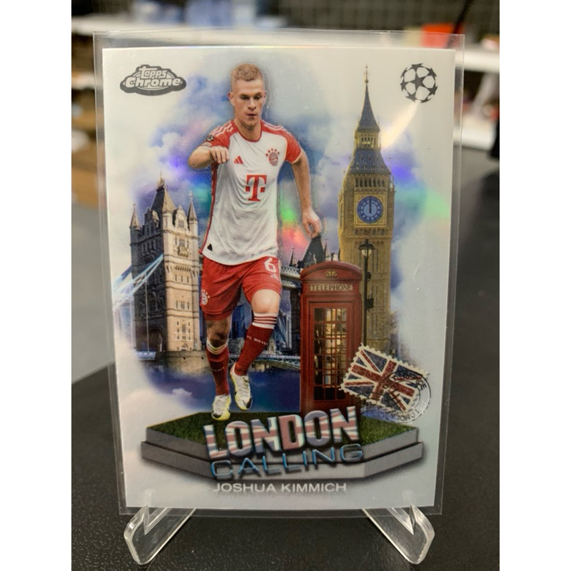 การ์ดฟุตบอล U942 Joshua Kimmich Bayern Munchen London Calling Topps Chrome 2023/24