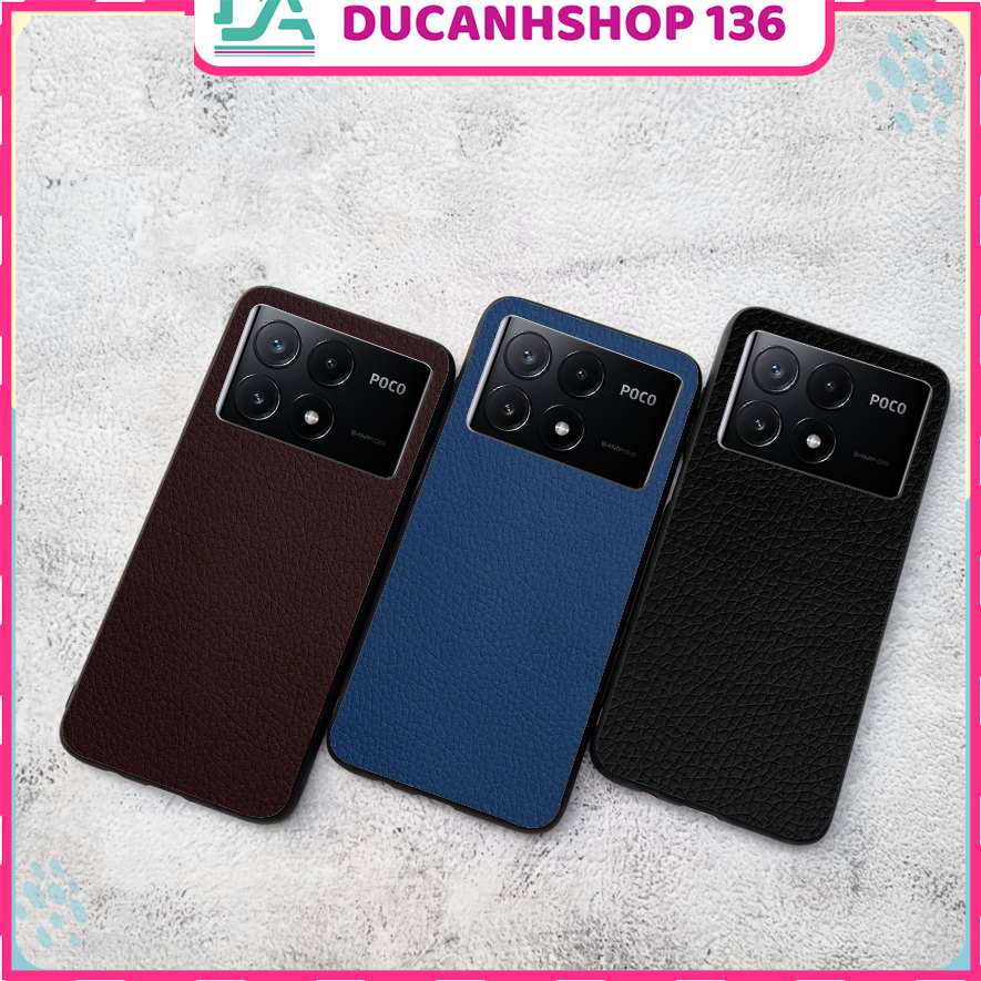 Xiaomi Redmi K70 / K70 pro / K70e / Poco X6 pro 5G เคสหนังเรียบ, กันกล้องกันกระแทก