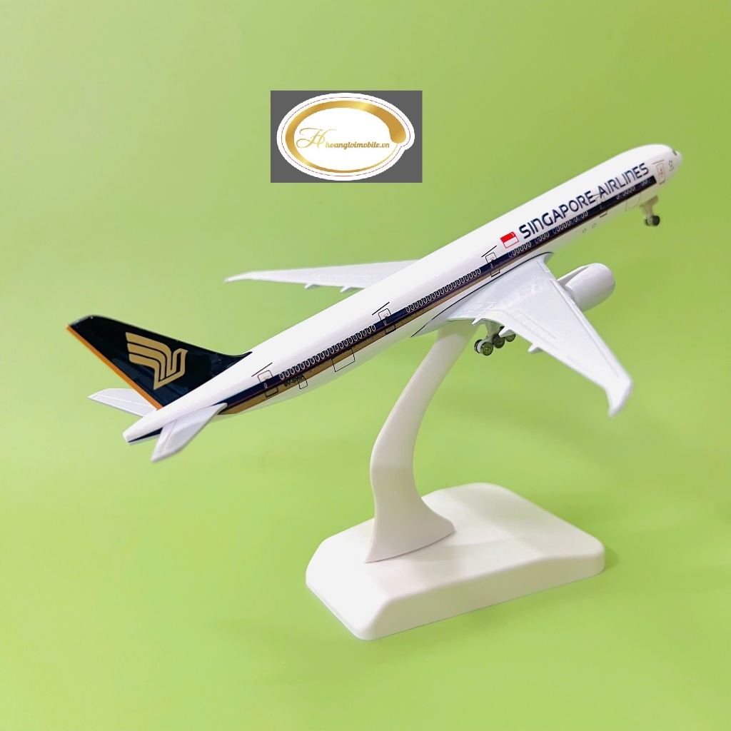 BOEING B777-300ER รุ่น PLANE "SINGAPORE AIRLINES" โลหะคุณภาพสูง 20CM SCALE 1:400