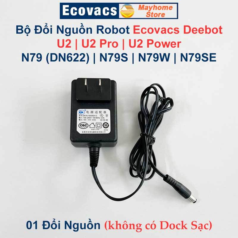 เครื่องชาร์จ 19V 0.6A สําหรับ Deebot U2, U2Pro, U2Power, N79, DN620, DN622, Cen330, DH35/45,...