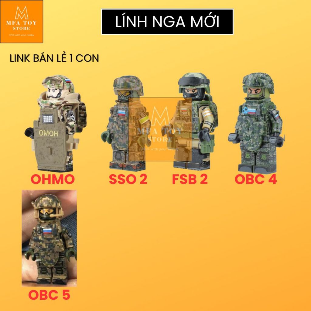 ของเล่นประกอบกองทัพสวาท โมเดลประกอบทหาร - ทหารรัสเซียใหม่