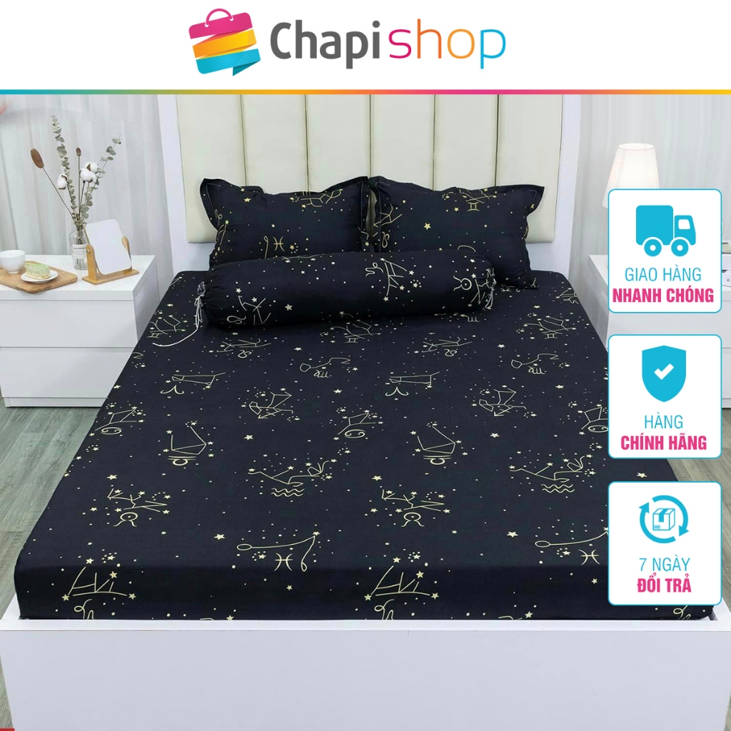 Zodiac sign ชุดเครื่องนอนผ้าฝ้ายโพลีทุกขนาด M2/M6/M8/2m2 - เตียง Gra