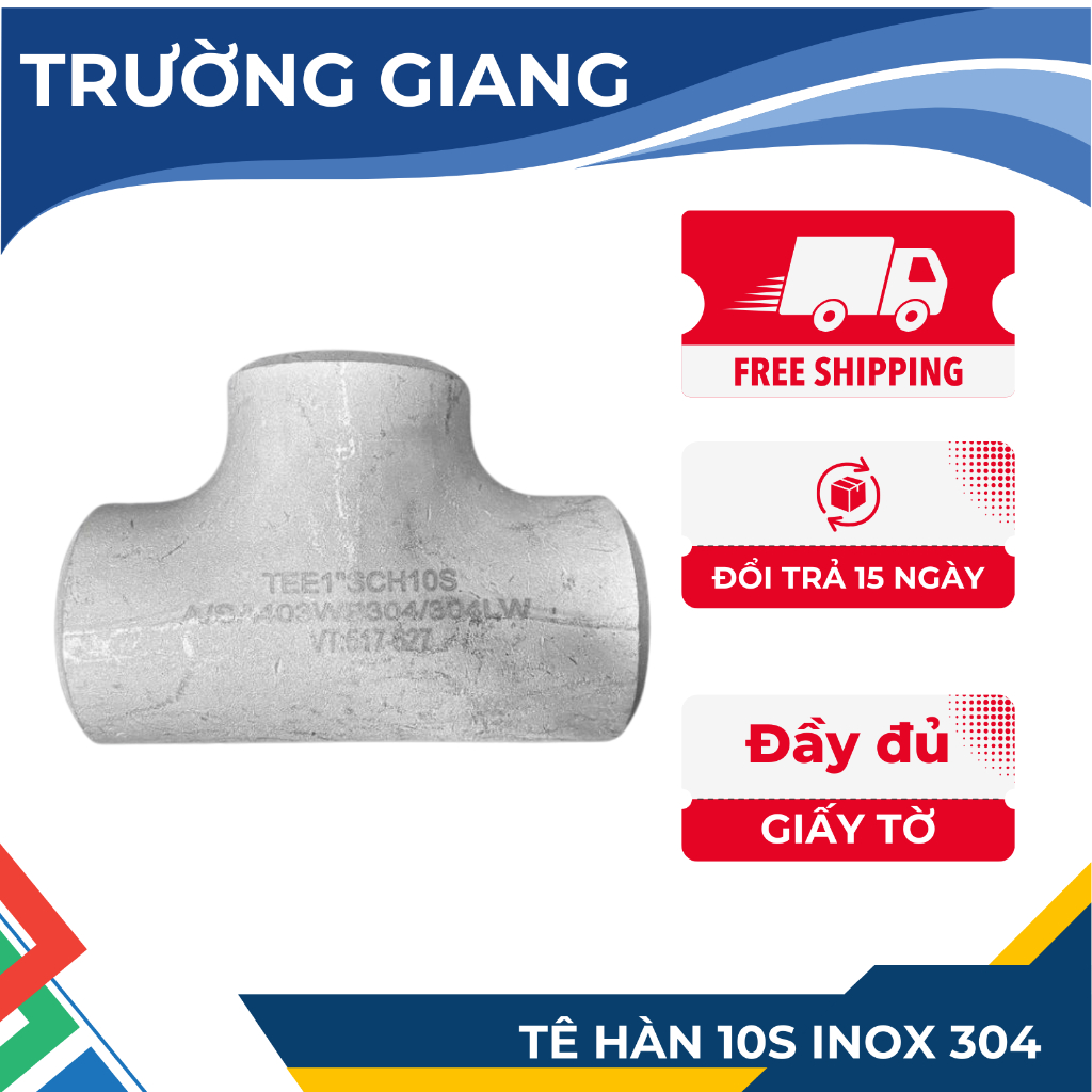 Te MTAi INOX 304 DN80 - DN100 - DN125