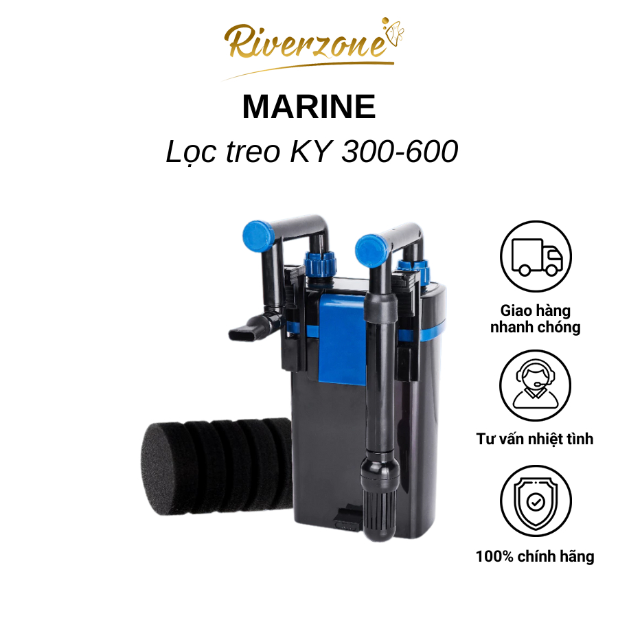 กรองแขวนมารีนทรงพลังและประหยัดไฟได้ดี เหมาะสําหรับตู้ปลา (KY300, KY400, KY500, KY600)