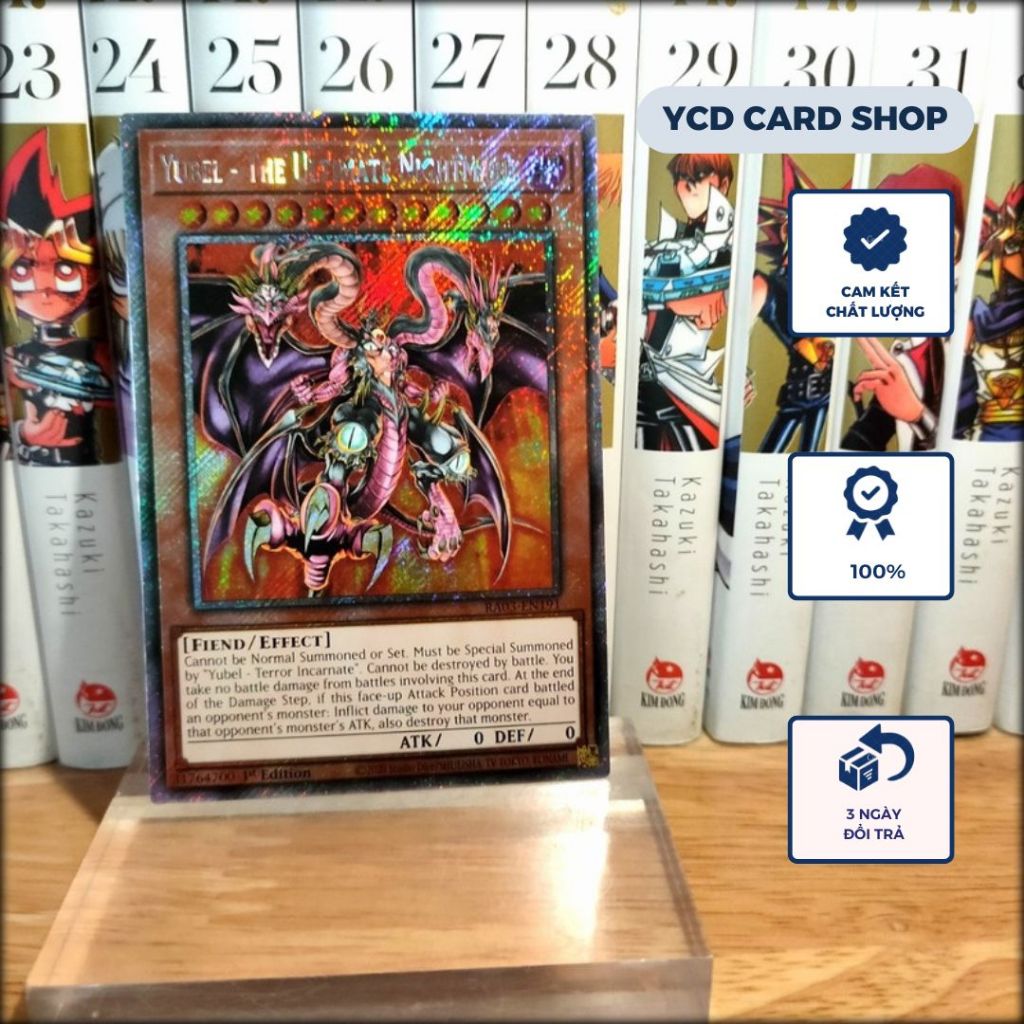 [YCDcardgame] การ์ด Yugioh ของแท้ Yubel – The Ultimate Nightmare – Platinum Secret Rare