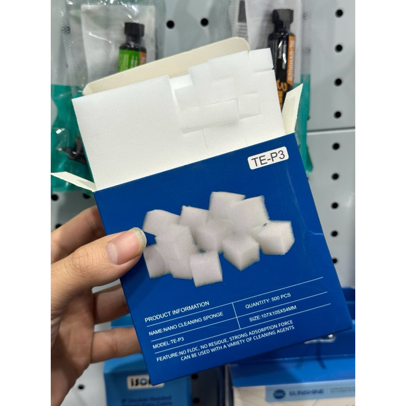 กล่องผงทะเลทําความสะอาดหลัก TE-P3 (กล่องเล็ก 1000 ชิ้น)