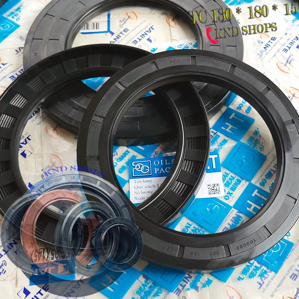 SOG ซีลกันน้ํามัน 130mm เพลา | SOG TC 130*180*15 & SOG TA 130*180*15 | ซีลเพลา CHR CSK 133*168*15