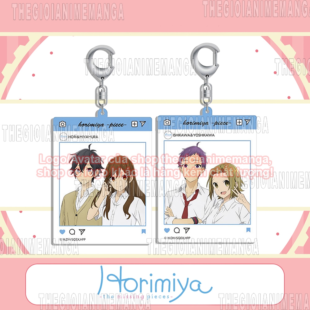 (แถมพวงกุญแจ) (INSTA) พวงกุญแจ HORIMIYA micha ใน chibi อะนิเมะการ์ตูนอะคริลิค