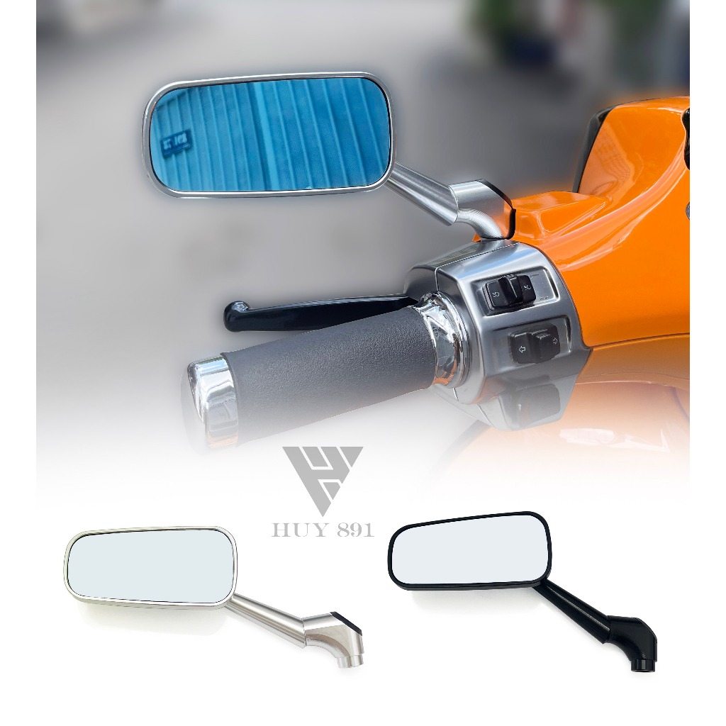 กระจก H2C สําหรับ Vespa Honda Yamaha