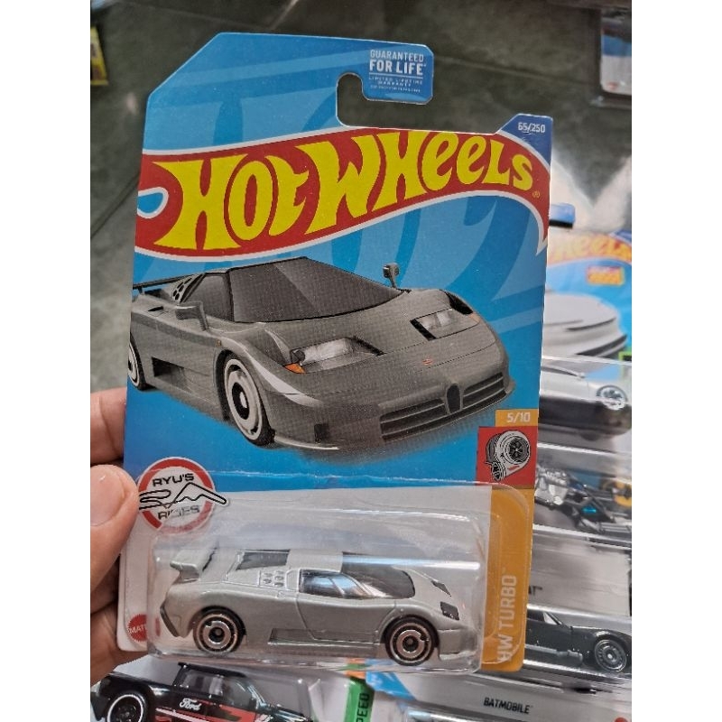HOT WHEELS 1994 BUGATTI EB110 SS SILVER
