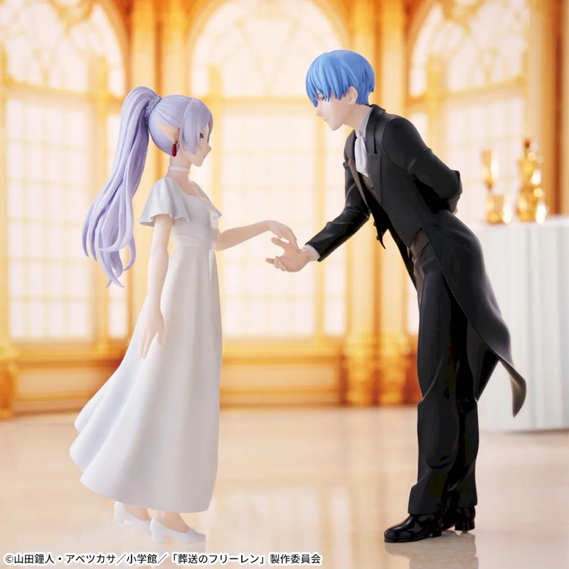 Sega Sousou No Frieren ของแท้ - ฟิกเกอร์ Frieren & Himmel Luminasta