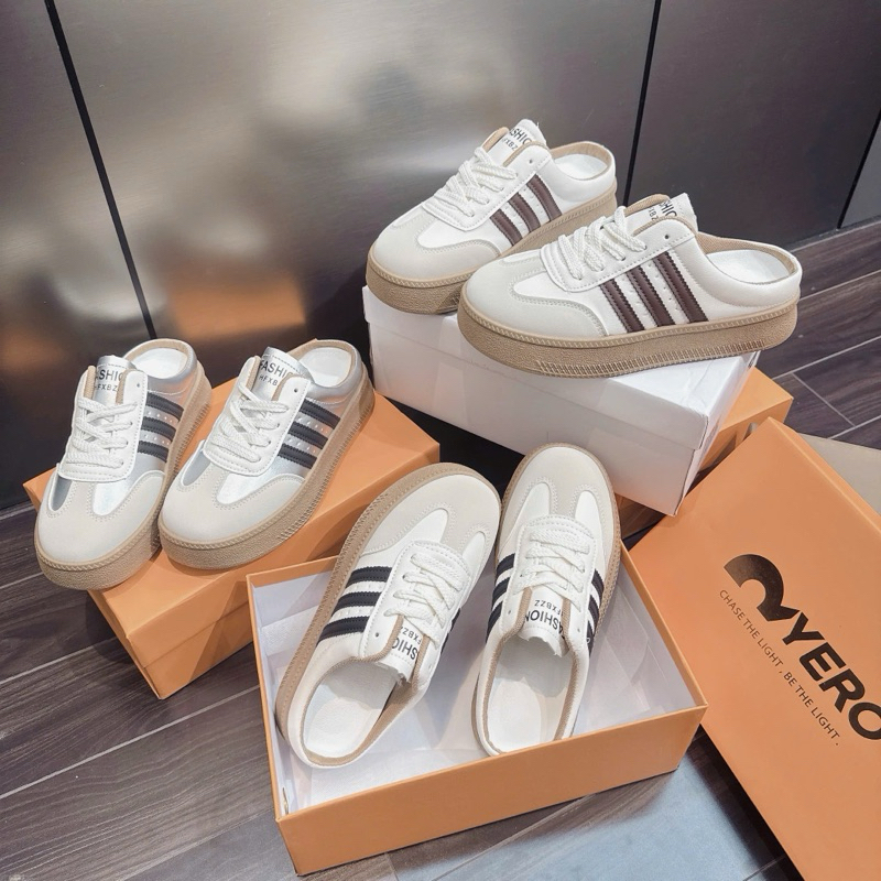 รองเท้ากีฬาผู้หญิง Wedge Sole Form Slim Pretty Feet 3P - รองเท้าผ้าใบ - รองเท้า รองเท้าแตะ