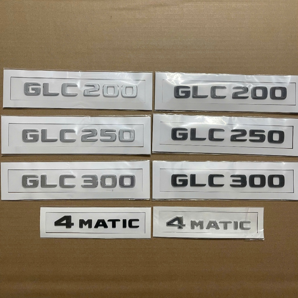 ตัวอักษร 4matic โลโก้ 4matic ,glc300,glc200