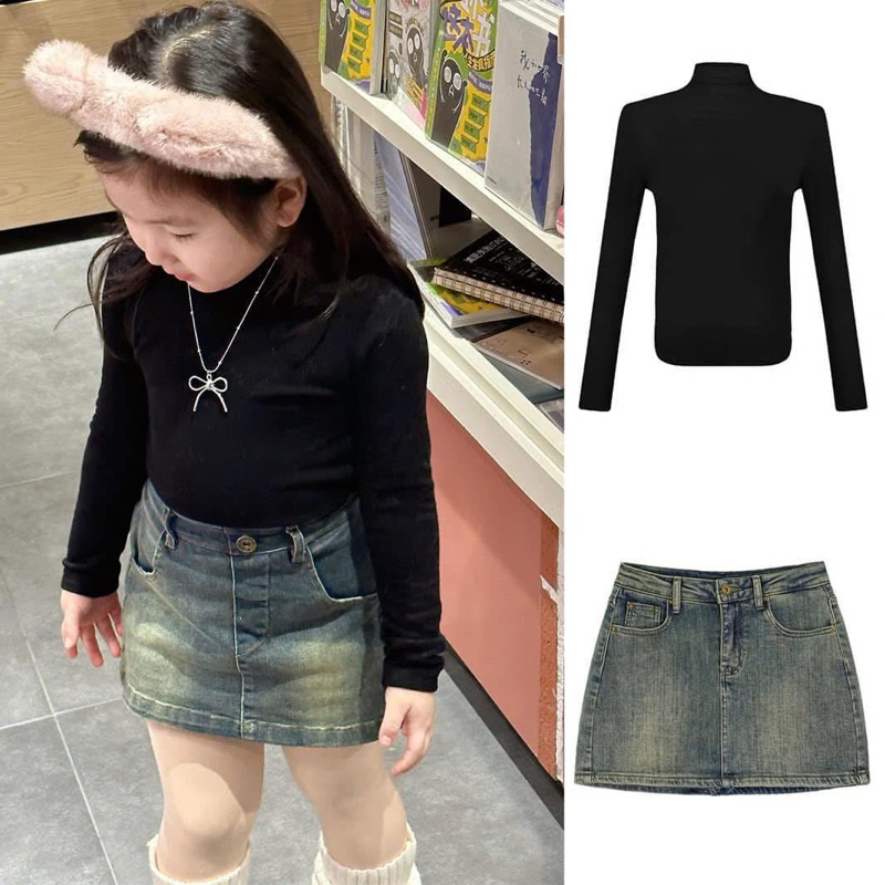 JEAN PHAI SHORT SKIRT
