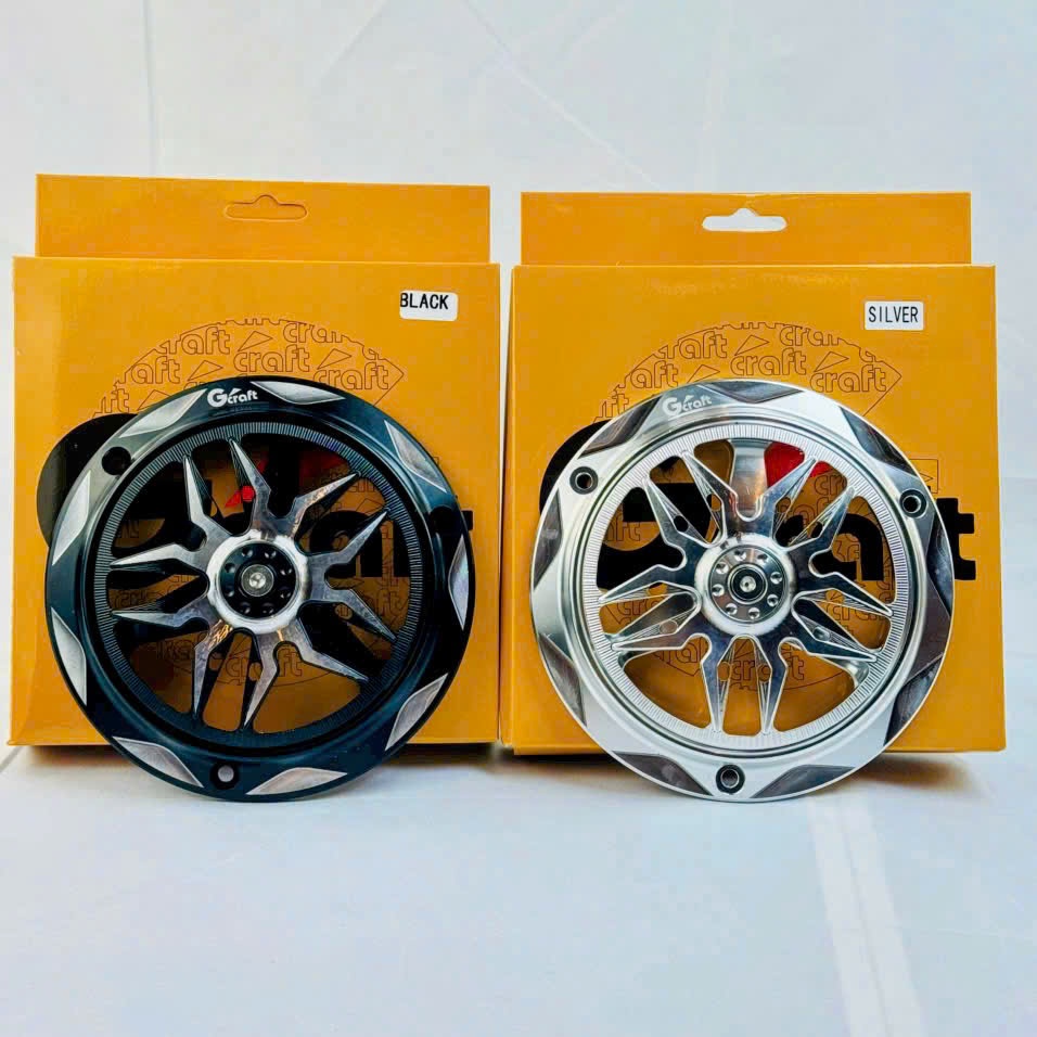 ฝาครอบพัดลม Vespa Vision G Craft รูปไข่ v3 cnc