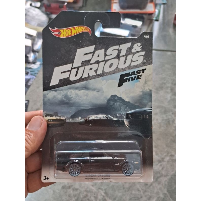 HOT WHEELS NISSAN SKYLINE BLACK FAST AND FURIOUS