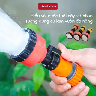 Đầu Vòi Nước Tưới Cây Đa Năng JYoohome Vòi Xịt Phun Sương Làm Vườn Tưới Cây Rửa Xe Tiện Dụng