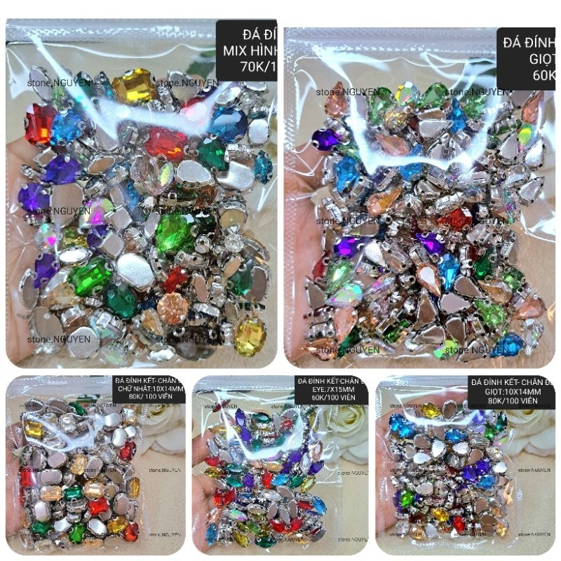 STONE - CRYSTAL STONE - MIX COLOR STONE