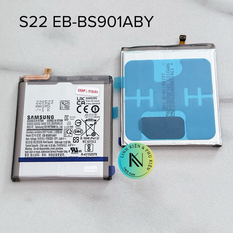 แบตเตอรี่ Samsung Galaxy S22 , S22+ / S22 plus , S22 Ultra EB-BS901ABY / EB-BS906ABY / EB-BS908ABY