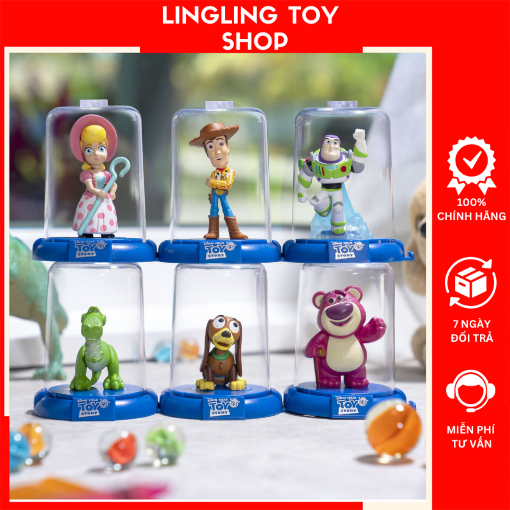 Combo of 8 Toy Story 4 โมเดลตัวละครภาพยนตร์ Fullbox Paper - Super Toy Story Toy Model Toy story 4