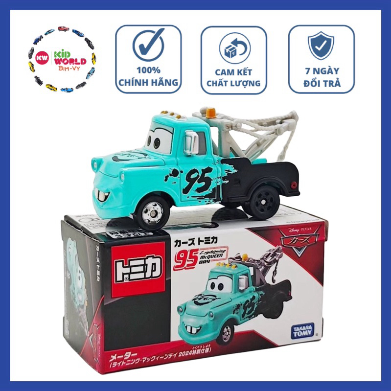 Tomica Box Lightning McQueen Day Cars-Mater
