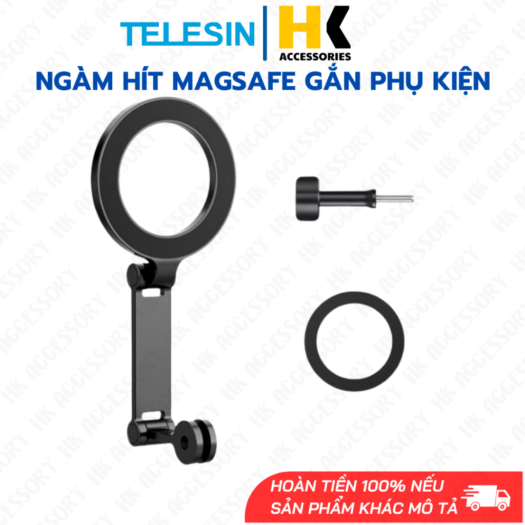 ขายึด Magsafe Telesin สําหรับโทรศัพท์รองรับอุปกรณ์เสริม Actioncam