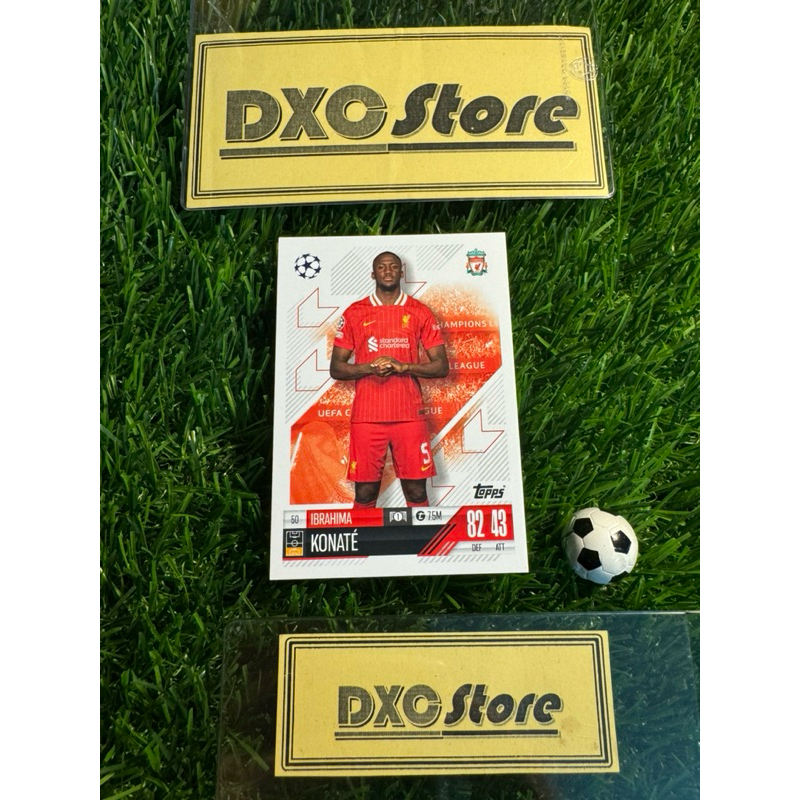 [ ของแท้ ] - TOPPS MATCH ATTAX 2025 - IBRAHIMA KONATE (LIVERPOOL)