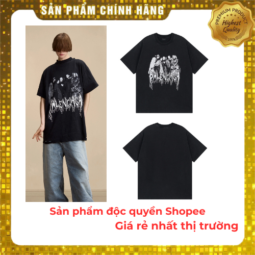 VINTAGE COUTURE BALENCIAGA WASH Ripped EFFECT HOODIE