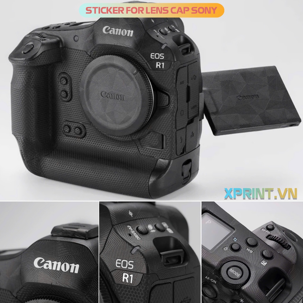 สติ๊กเกอร์และผิวหนัง 3M คุณภาพสูงสําหรับกล้อง Canon R1, R3, RF 70-200, RF 24-70, RF 50, RF 85...