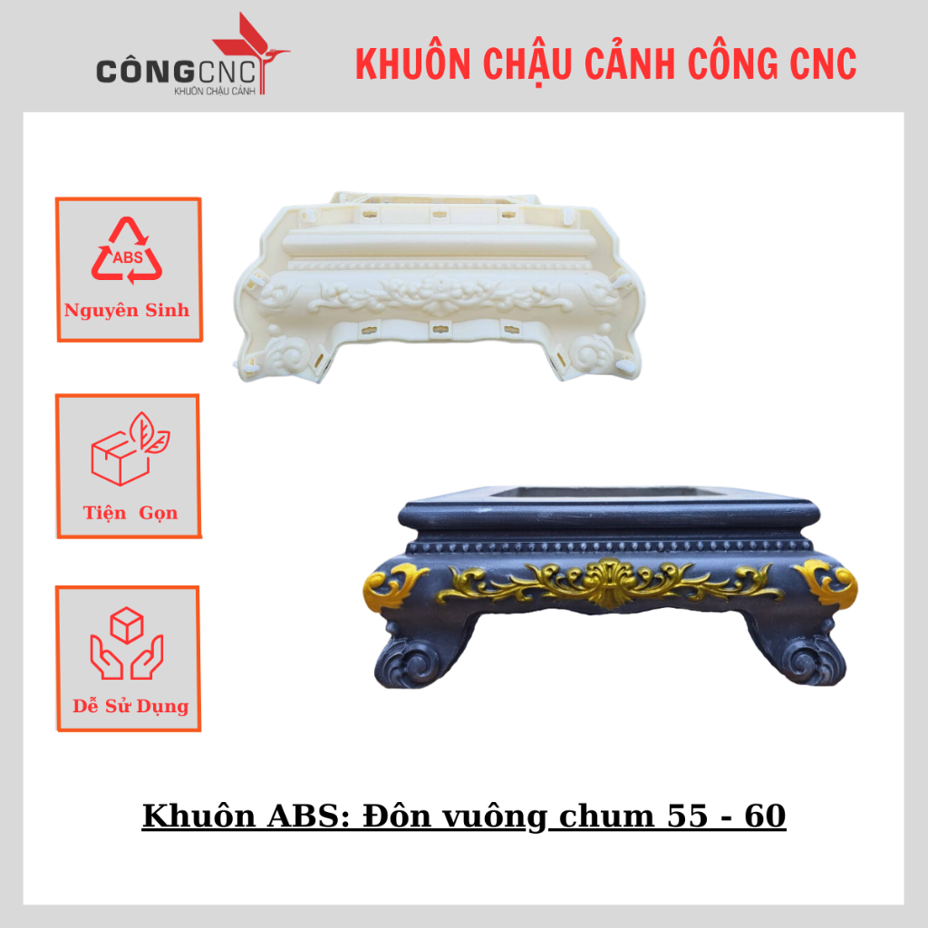 60 SQUARE DOLLAR FOOT MOLD