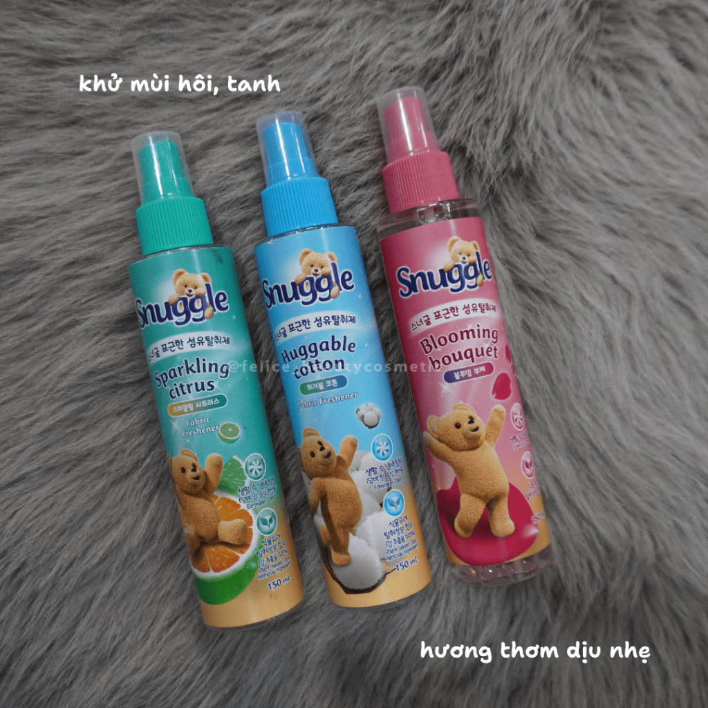 SNUGGLE ผ้า Freshener Huggable Cotton Deodorant