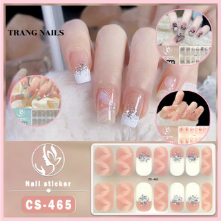 Bộ 14 Miếng Dán Móng Tay Sang Chảnh Không Độc Hại Chống Thấm Nước Họa Tiết Hoạt Hình Dễ Thương-Trang Nails