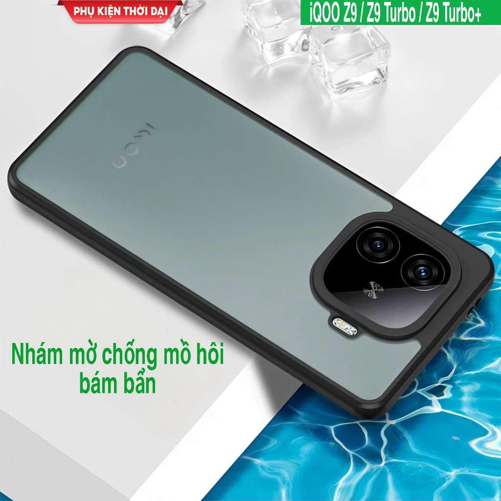 IQOO Z9 / Z9 Turbo / Z9 Turbo+ / Z10 Turbo Pro case ป้องกันการกระแทกและมีขอบยืดหยุ่นที่ทนทานเป็นพิเศ