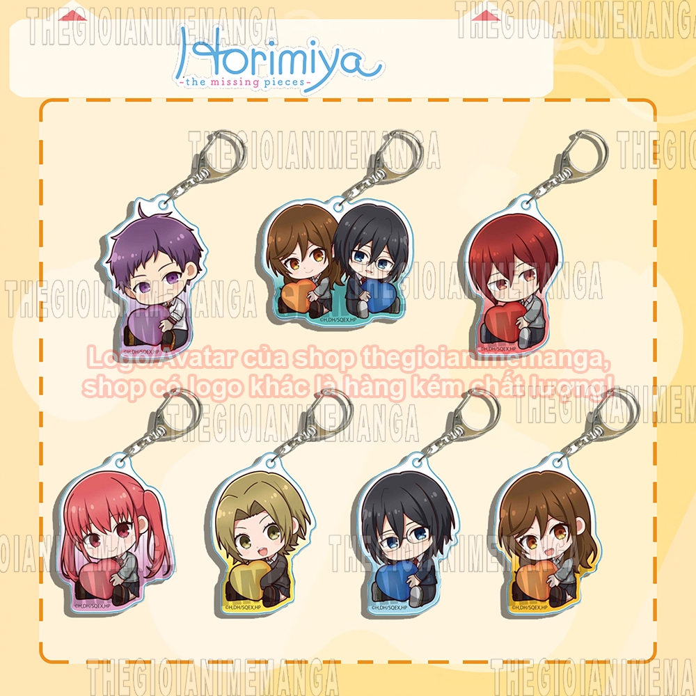 ซื้อ 1 แถม 1 (HEART) HORIMIYA miga พวงกุญแจในจิบิ อะนิเมะการ์ตูนอะคริลิค