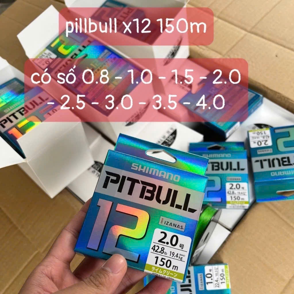 สายร่มชูชีพ Pitbull X12 PE ยาว 150 ม. ร่มลอยน้ํา IZANAS