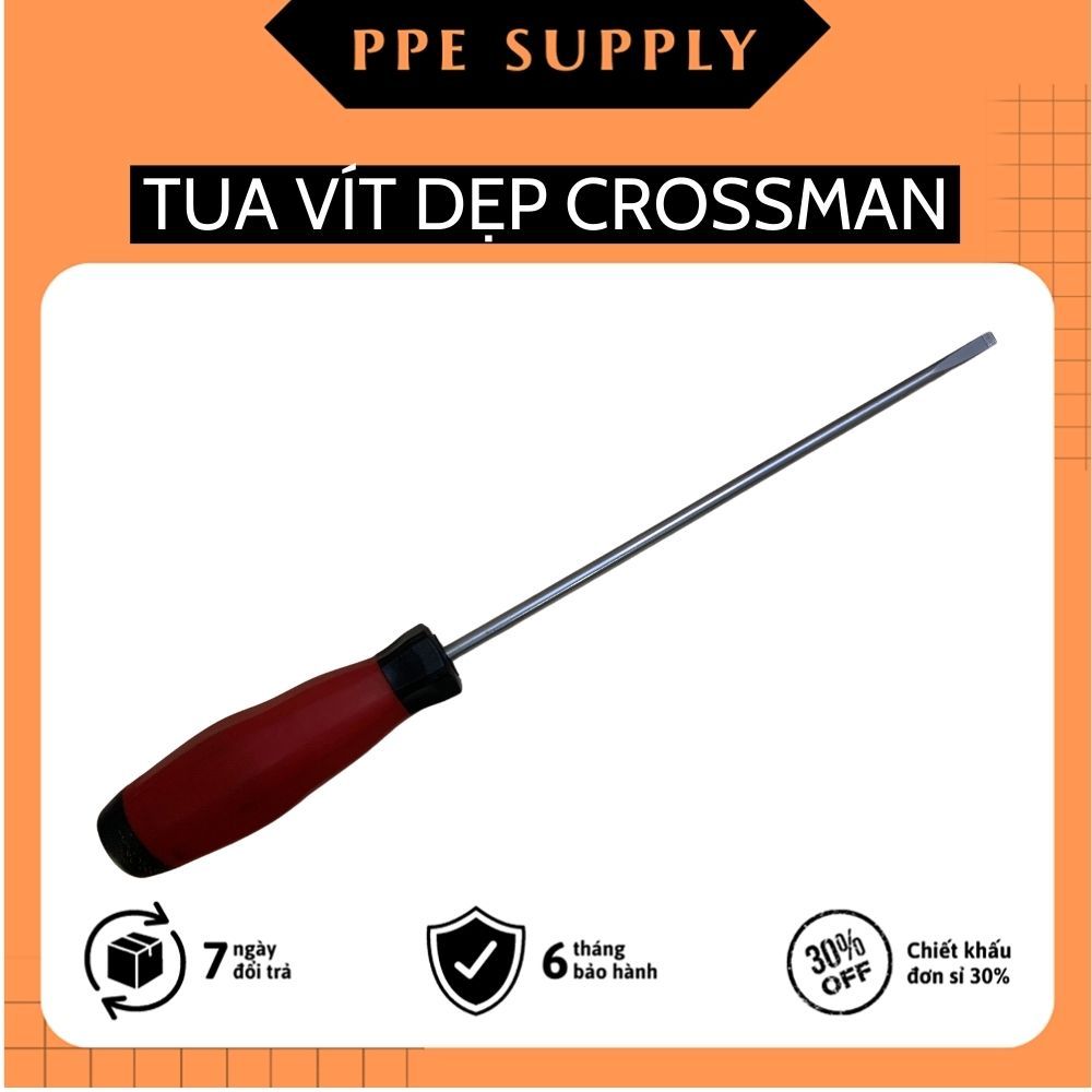 ไขควงแบนระดับพรีเมียม Crossman ไขควง Crossman PPESupply ไขควงแบนระดับพรีเมียม